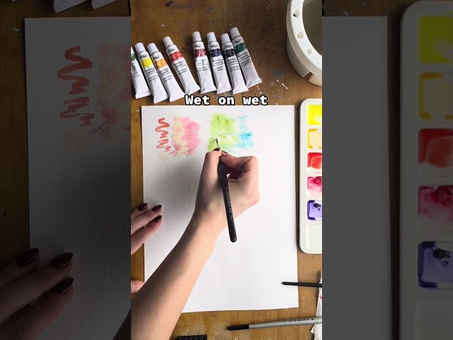 A guide to the very basics of watercolour techniques