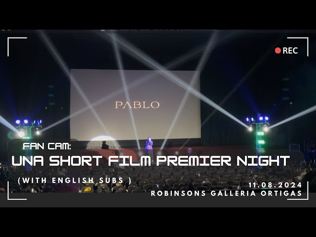 FAN CAM with ENGLISH SUBS: UNA Premier Night - Whole Experience! (Edited, No Spoilers!)