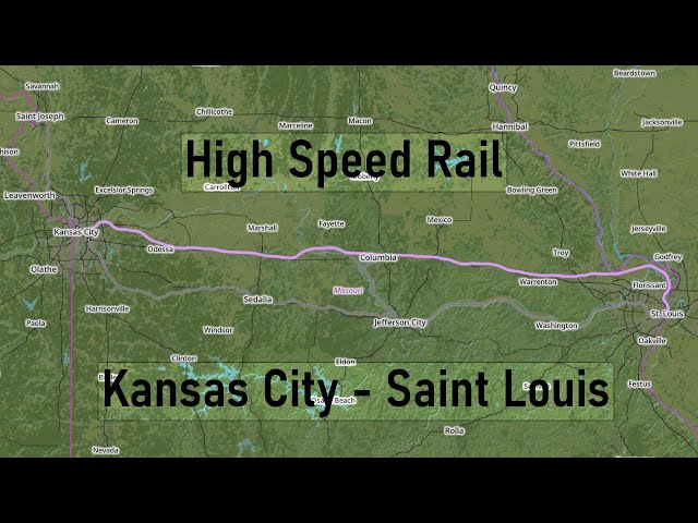 Kansas City - Saint Louis High-Speed Rail Line [NIMBY Rails]