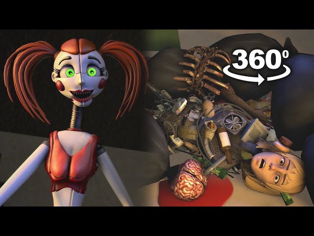 360°| Sarah Turns to Rubbish - FNAF To Be Beautiful Ending (Eleanor Perspective)