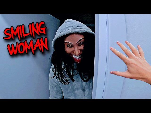 SMILING WOMAN REAL LIFE HORROR ESCAPE (PARKOUR POV)