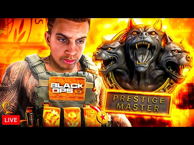 🔴 LIVE - ENTERING 9TH PRESTIGE! GLOBAL RACE TO MASTER PRESTIGE! (Black Ops 6)