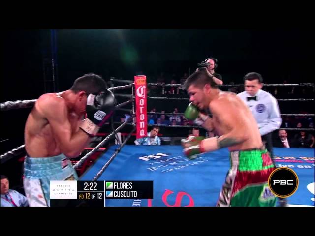 Flores vs Cusolito: PBC on Fox Sports 1 HIGHLIGHTS - Sept. 22, 2015