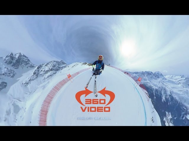 Bruno Kernen 360 Grad Kamerafahrt - Ski World Cup Finals 2016 - St. Moritz