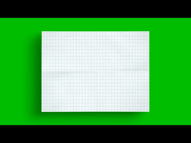 paper Green Screen -|| Green screen template transition background copyright free