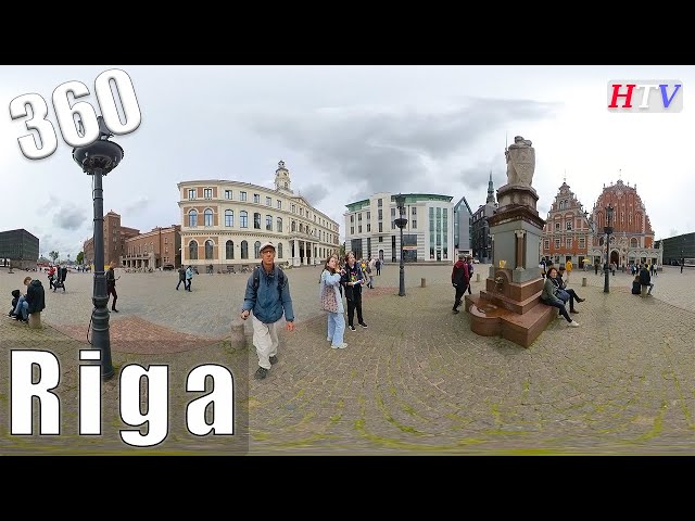 360VR Riga,Latvia-Morning Walk