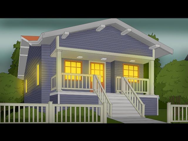 6 HOME ALONE Night HORROR Stories Animated