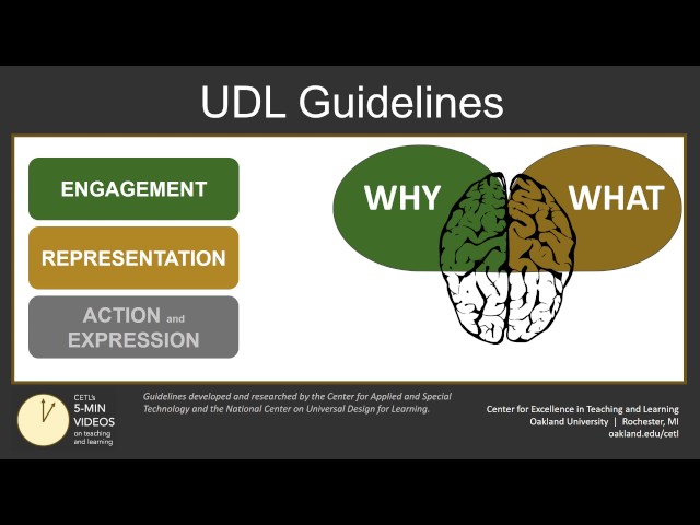 Universal Design for Learning (Part 2): UDL Guidelines