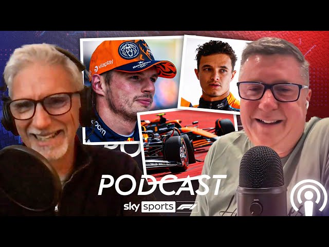 The CONTROVERSIAL Max Verstappen and Lando Norris crash - DISCUSSED 💥🎙 | Sky Sports F1 Podcast