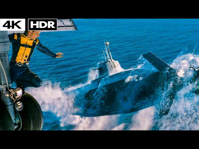 X-Men: First Class (2011) - Magneto Lifts Submarine Scene 4k HDR