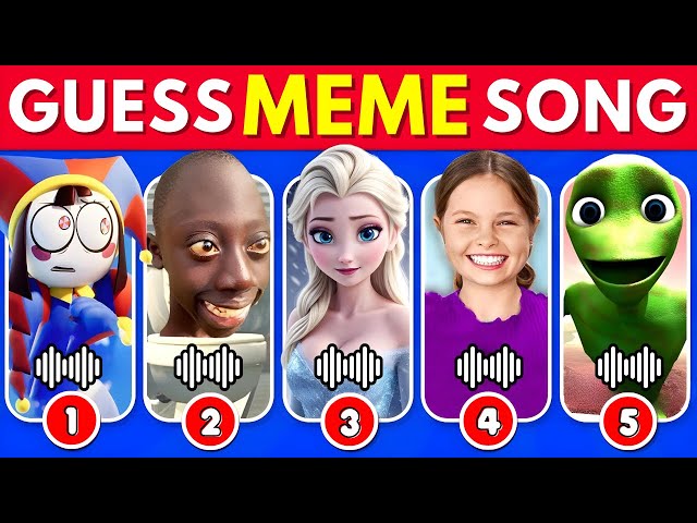 Guess The Meme Songs & Who’S SINGING? Inside out 2, King Ferran, Salish Matter, MrBeast, Diana,Tenge