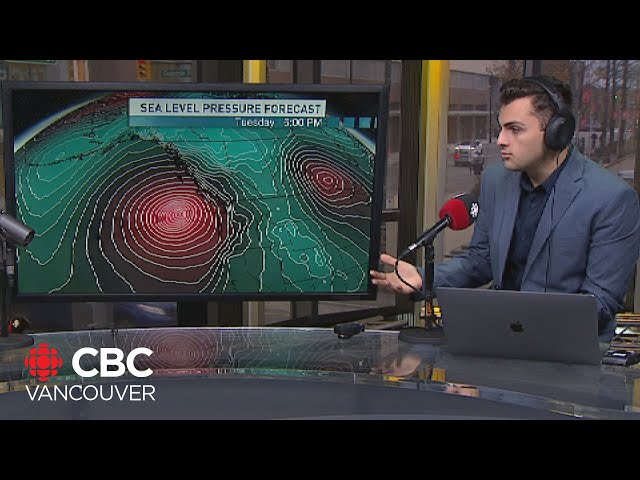 First signs of 'bomb cyclone' impact as winds pick up along Vancouver Island coast