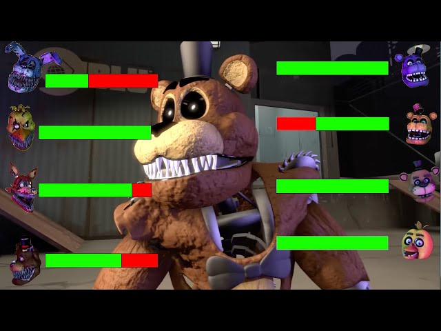 [SFM FNaF] Rejected Security Breach vs Slasher WITH Healthbars