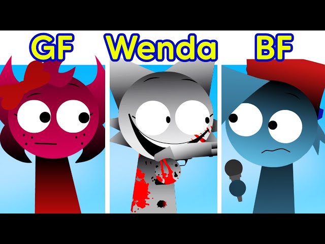 FNF VS Sprunki | Wenda VS Gray BF & GF  - Friday Night Funkin' (Incredibox Sprunki)