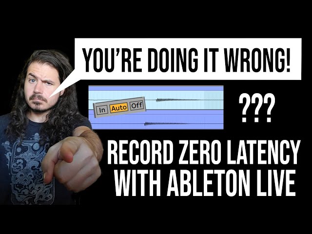 How to Record Without Latency in Ableton Live