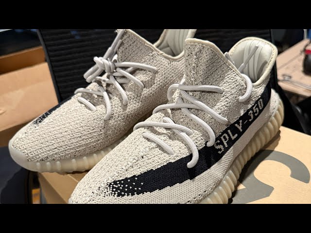 Reviewing Yeezy 350 V2 Slate Pickup from Shoebacca