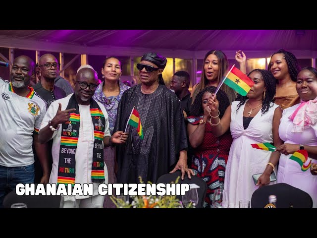 Stevie Wonder, Tulsa Race Riot Survivors & Over 500 Black Diasporans Are Now Ghanaian Citizens