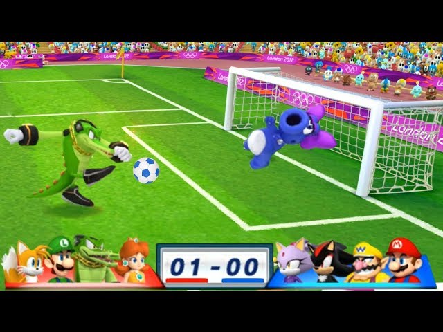 Mario & Sonic At The London 2012 Olympic Games Football #122 With Daisy, Vector, Luigi, Tails