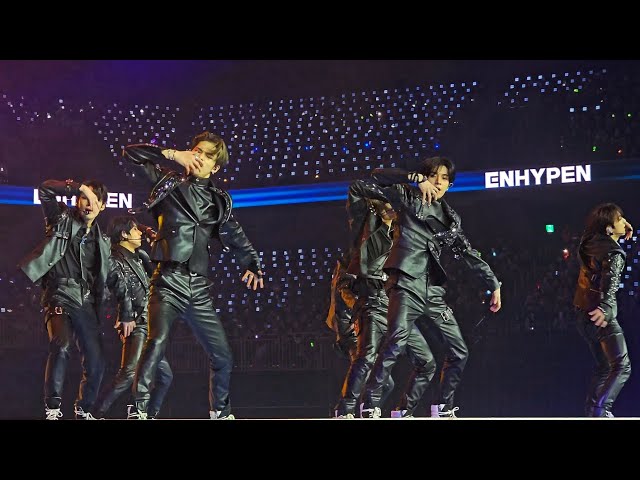 ENHYPEN - Still monster + dance break + Sweet venom (SBS Gayo Daejeon 25.12.2023 fancam)