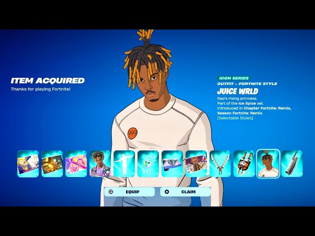 HOW to Claim Juice WRLD Skin! (FREE)