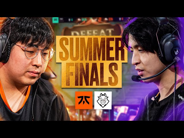 "We deserve to lose" - FNATIC vs G2 | Voice Comms LEC Summer Finals