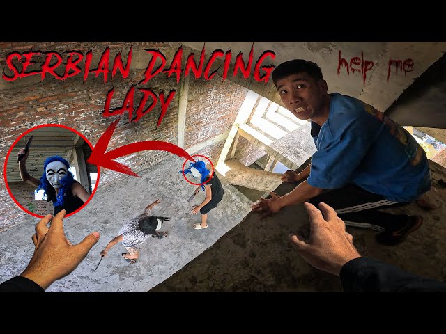 SERBIAN DANCING LADY REAL LIFE ESCAPE 28.0 | Horror Parkour Pov Short | Bubbles 3Run