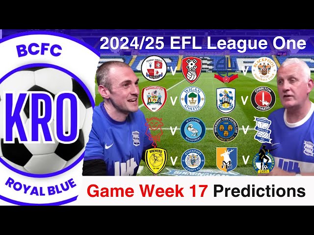 EFL League One Score Predictions - GAME WEEK 17 (2024/25) - What do YOU Think? #187