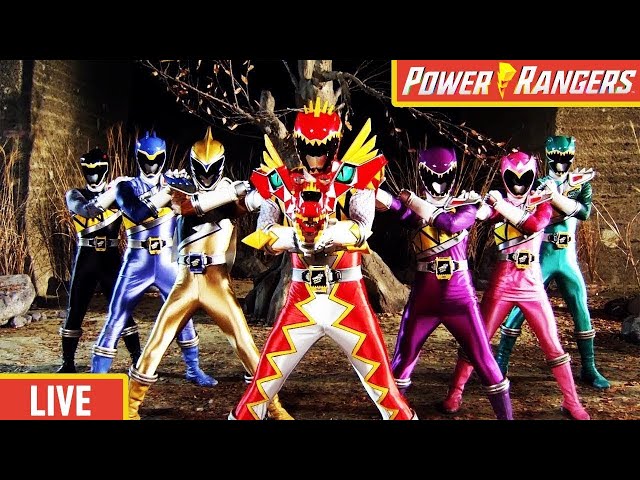 Power Rangers: Dino Charge Best Moments 🔴 LIVE 24/7