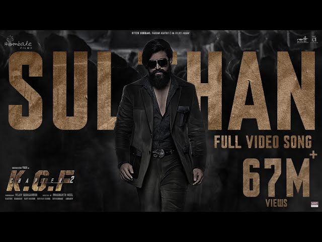 Sulthan Video Song (Hindi) | KGF Chapter 2 | Rocking Star Yash |Prashanth Neel |Ravi Basrur |Hombale