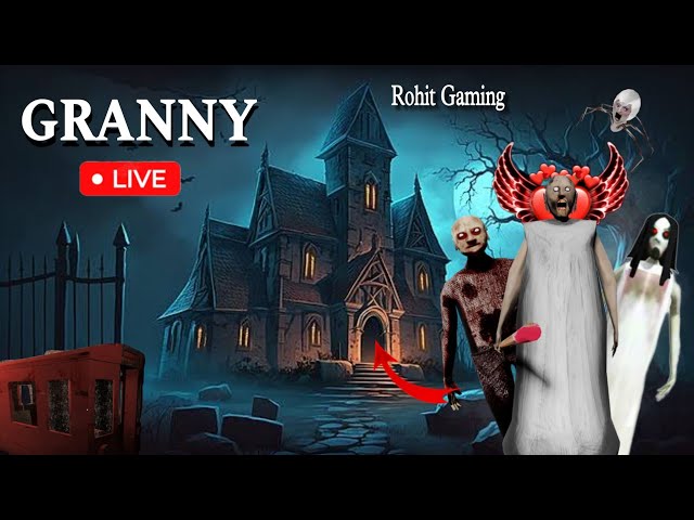 🔴LIVE AGGRESSIVE GRANNY ESCAPE 👍🏻😱 #granny #shorts #shortlive #grannylivegameplay