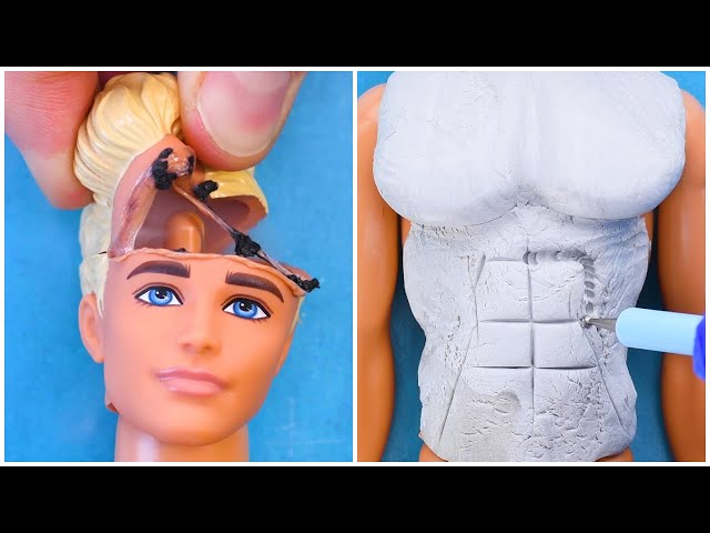 Ken's Ultimate Glow-Up: From Ken Doll to Hunk!