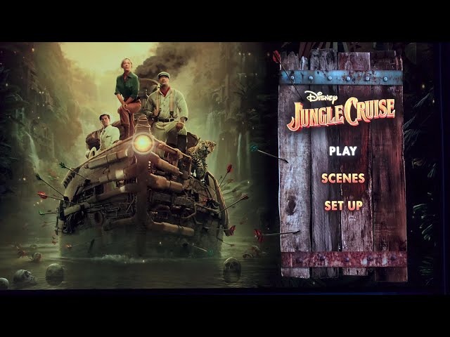 JUNGLE CRUISE (2021) 4K Ultra HD Movie Menu presentation