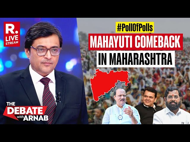 Debate With Arnab LIVE: Poll of Polls Give Mahayuti Clear Edge In Maharashtra