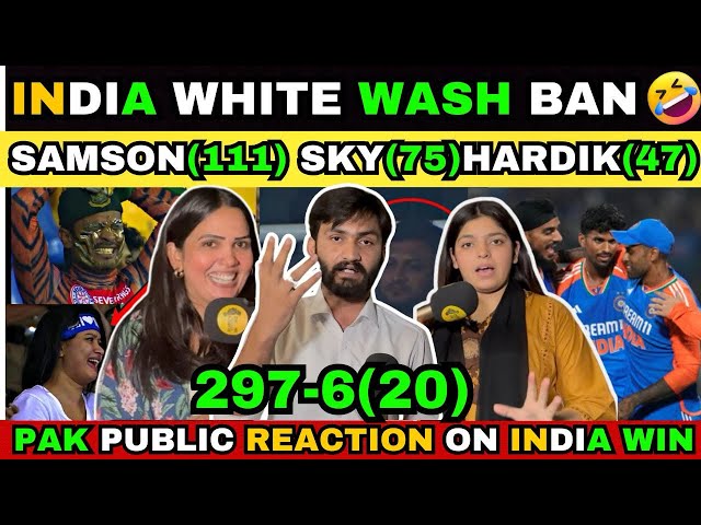 INDIA 🇮🇳 BEAT BANGLADESH IN 3RD T20 | INDIA WHITEWASH BAN 3-0 | PAK PUBLIC REACTION ON INDIA’S WIN