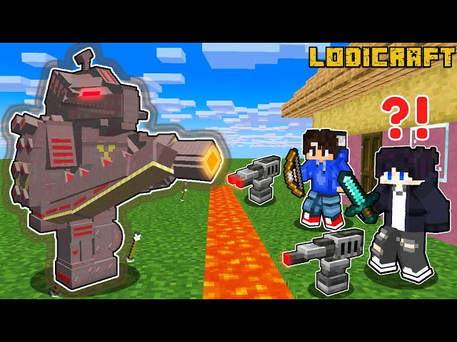 SUPER MEGA ROBOT vs Most Secure House in Minecraft ( Tagalog )