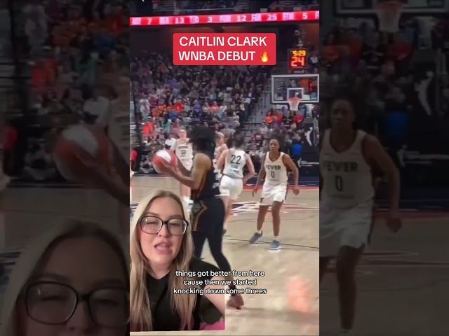 Caitlin Clark WNBA DEBUT🔥