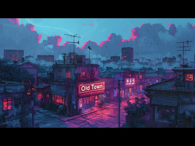 Serene Lofi Rain Sounds Study Mix 🎶 Relaxing Rainy Day Vibes ☔️ Sleep & Study Sounds