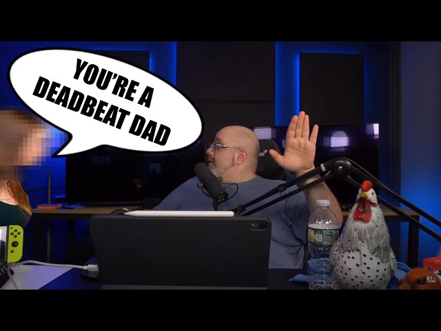 ReviewTechUSA has argument with wife live on stream! Deadbeat dad that doesn't look after his kids!