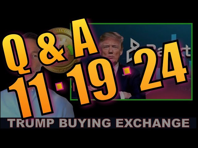 Q&A - TRUMP CRYPTO EXCHANGE. DOGS, SOL, ADA & CONSTELLATION?