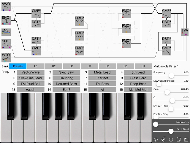 DA ONE Synth from MN Signal Processing  Demo for the iPad