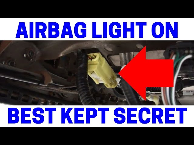 Airbag Light Stays On - Easy Fix!