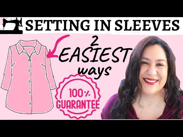 2 GREAT ways to SET IN YOUR SLEEVES.  & how NOT TO DO IT.