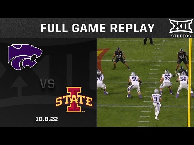 Kansas State vs. Iowa State (10.8.22) Football Full Game Replay