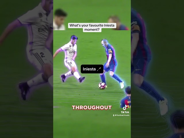 Iniesta was a magician! 🔥🪄 #iniesta #barca #footballedits #spain