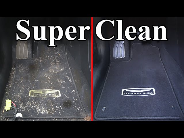 How To Super Clean the Interior of your Car (Carpets & Headliner)