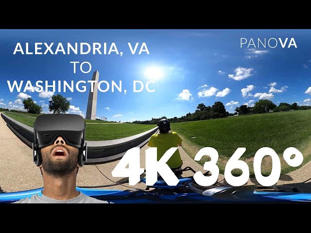 POV: Cycling from Alexandria to Washington D.C. in VR 360 Video!