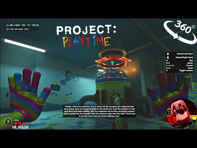 PROJECT PLAYTIME 360 #huggywuggy #poppy #360vr