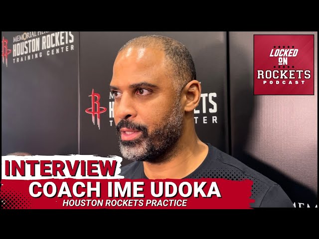 Ime Udoka | Houston Rockets Practice | 2024-2025 NBA Season