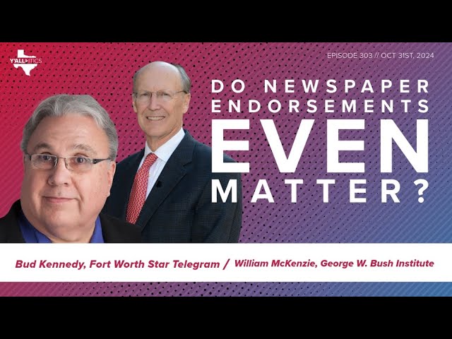 Do Newspaper endorsements matter in presidential elections? | Y'all-itics: October 31, 2024