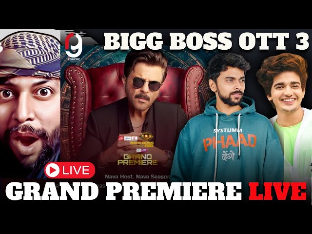 BIGG BOSS OTT 3 LIVE - GRAND PREMIERE EP - 1 | LOVE KATARIA VS VISHAL PANDEY | NAEZY THE BAA #bbott3